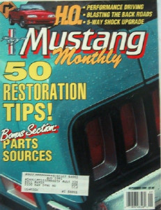 MUSTANG MONTHLY 1990 SEPT - BOB GLIDDEN'S SS/F '68 CJ
